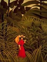 Henri Rousseau - Woman with an Umbrella in an Exotic Forest